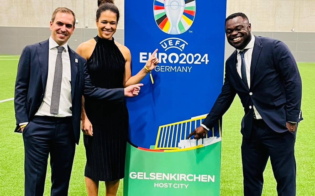 Gerald Asamoah wird beim DFB als Botschafter der Fußball-EM 2024 vorgestellt