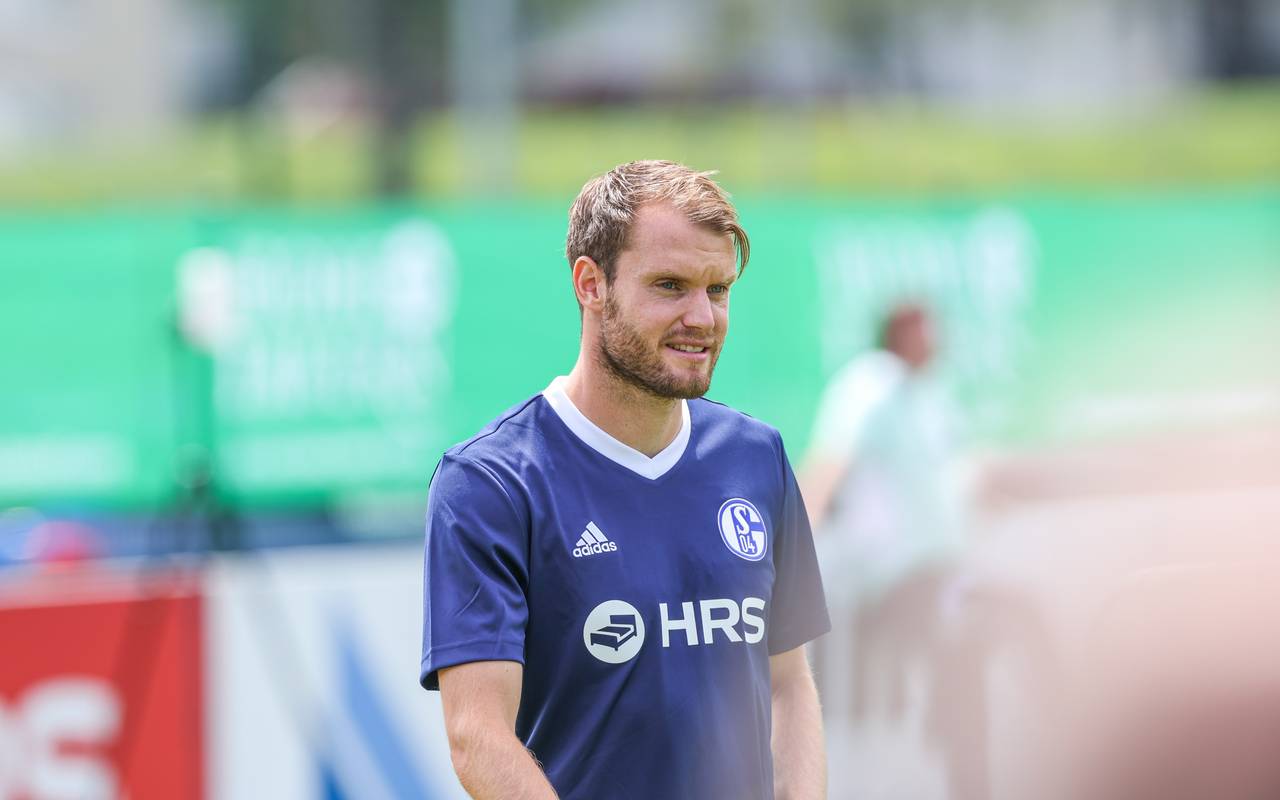 Thomas Ouwejan auf dem Trainingsplatz