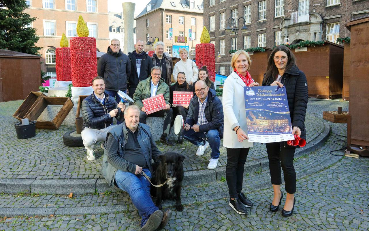 Die Veranstalter des Bottroper Weihnachtszaubers präsentieren das Programm