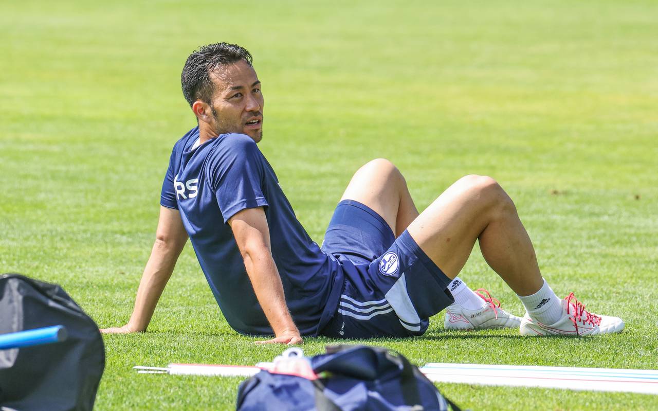 Maya Yoshida auf dem Trainingsplatz