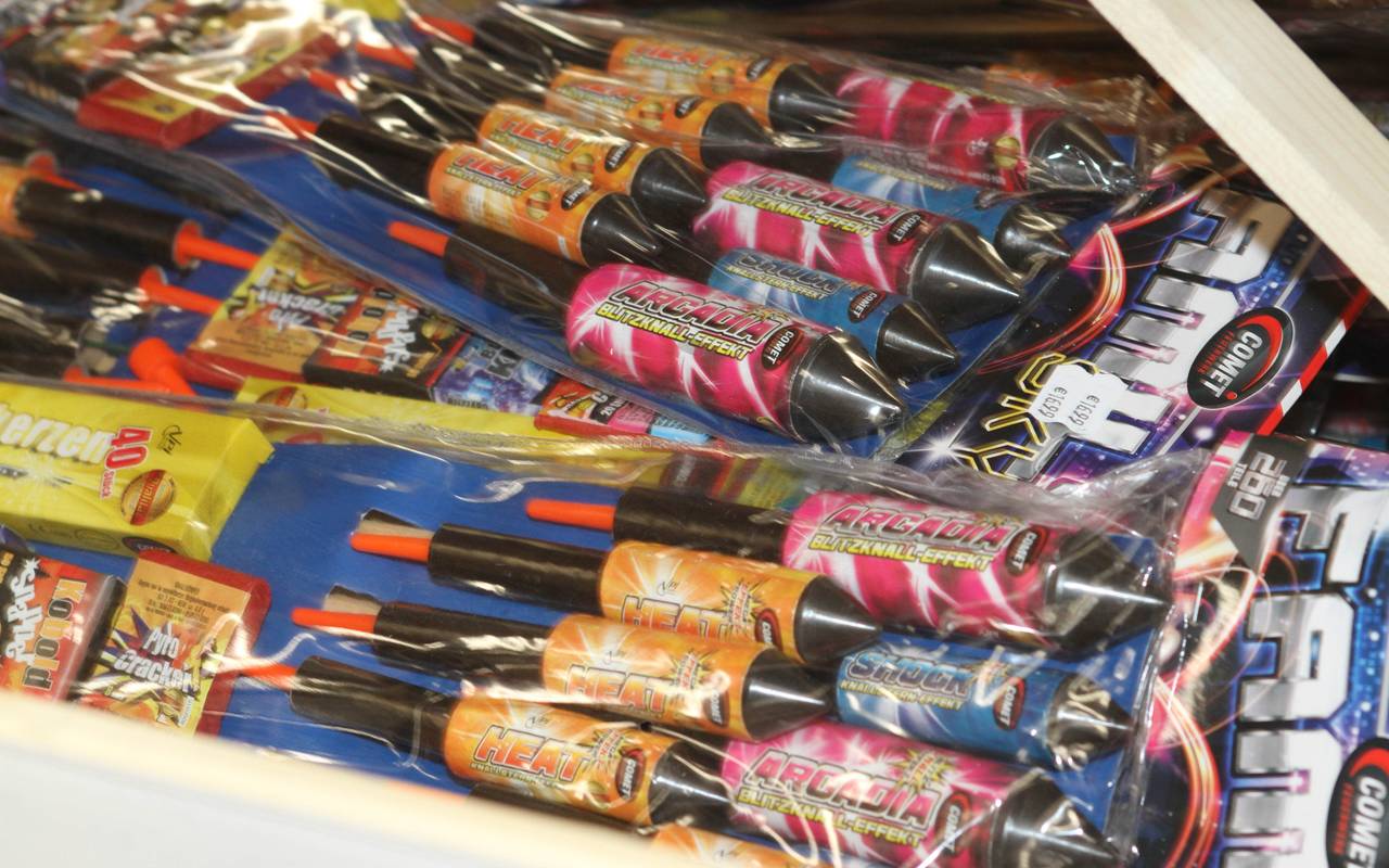 Silvesterraketen im Paket