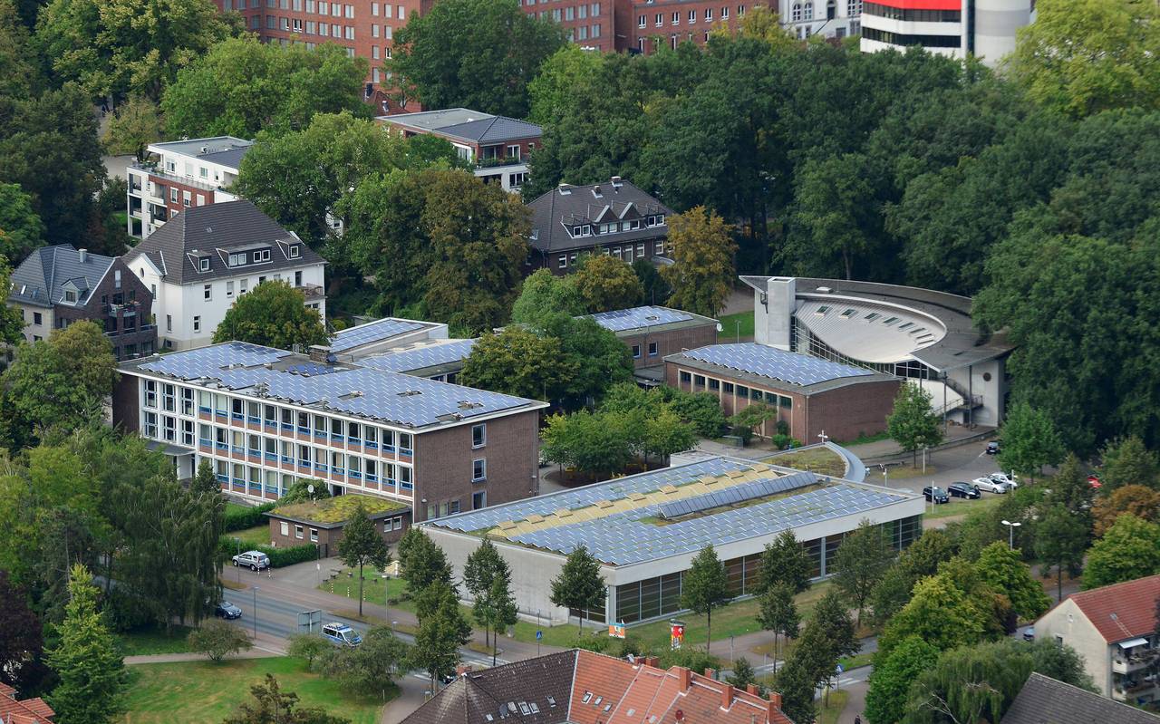 Luftbild Riesener Gymnasium Gladbeck