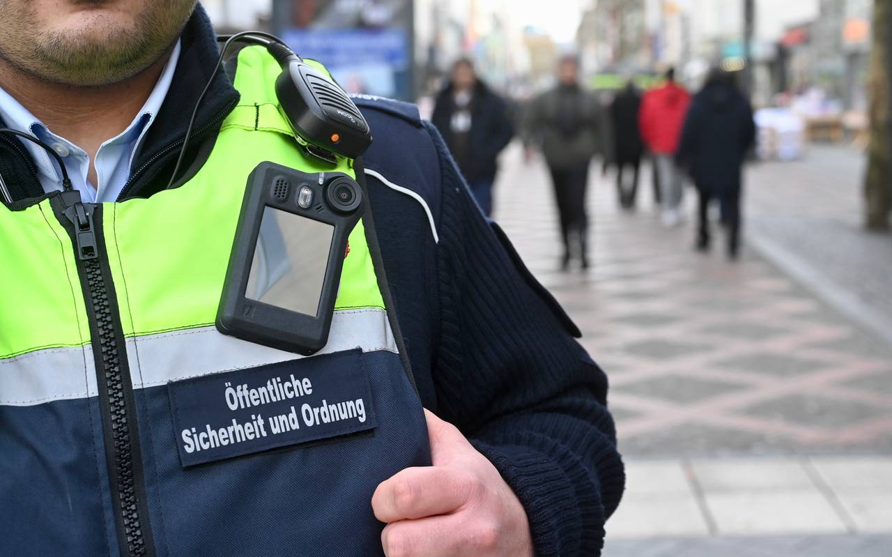 KOD-Mitarbeiter Gelsenkirchen mit Bodycam