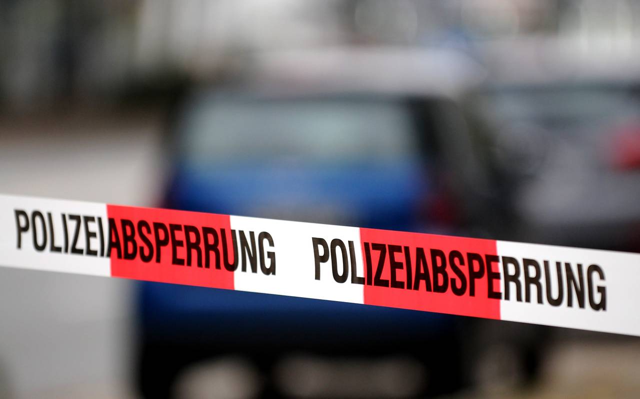 Polizeiabsperrung Bombenentschärfung