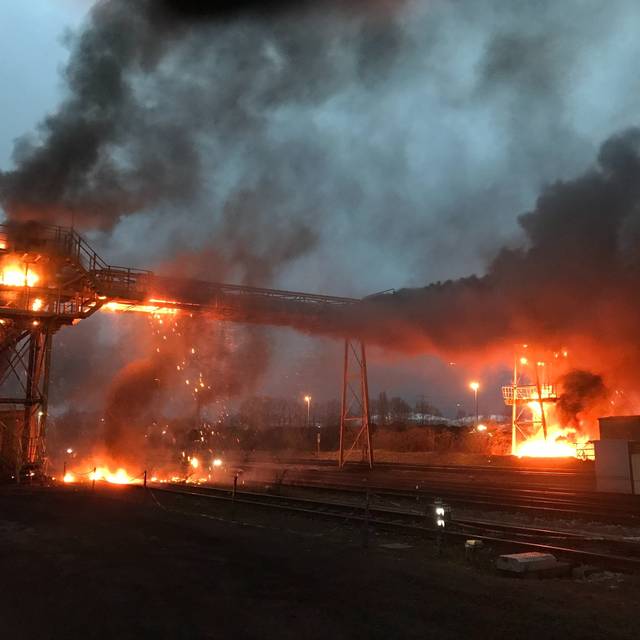 Brand Kohlehafen Bottrop