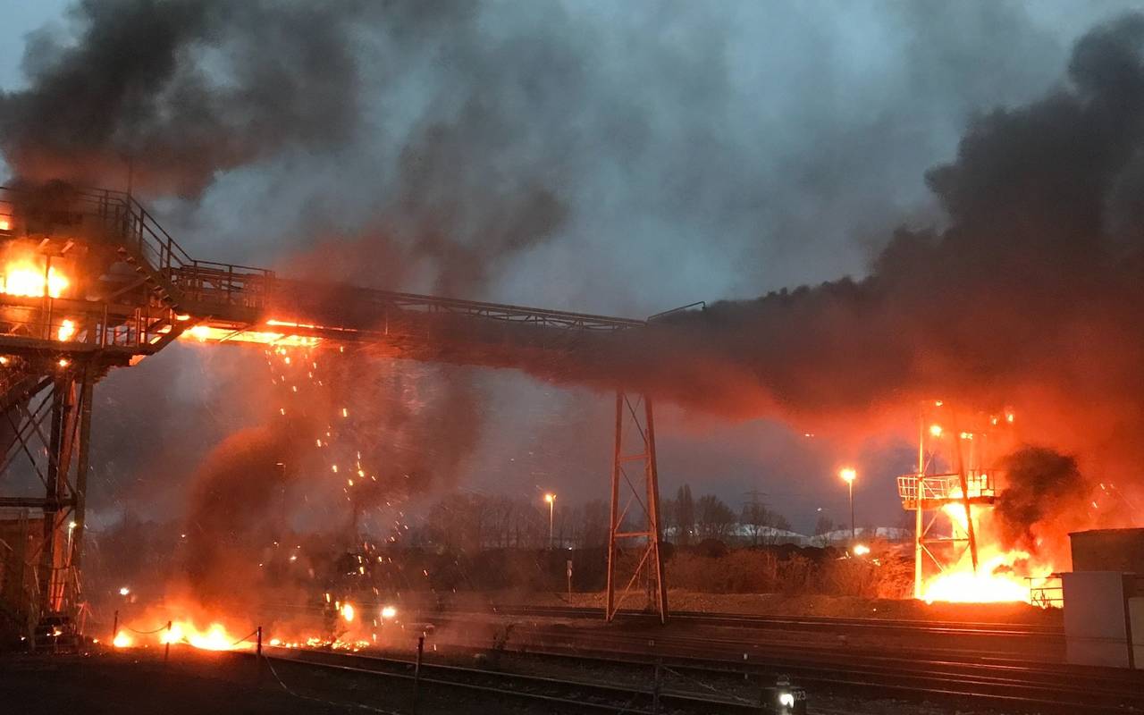 Brand Kohlehafen Bottrop