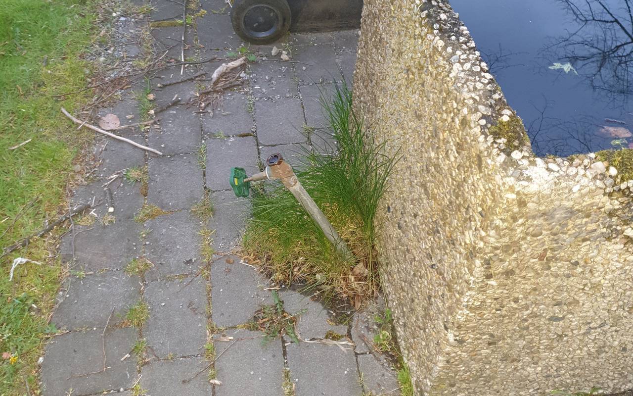 Wasserstelle auf dem Bottroper Nordfriedhof