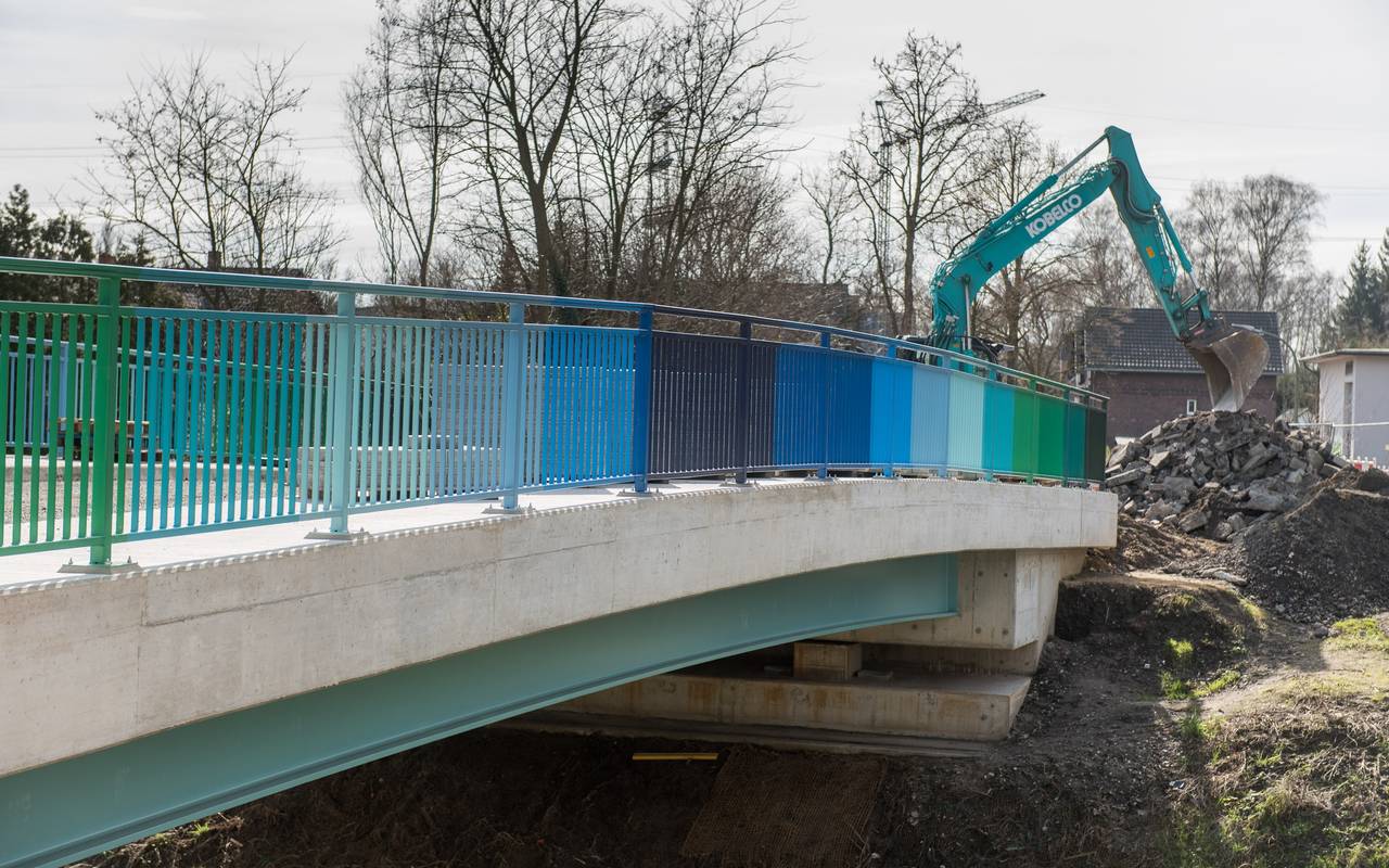 Die neue Berne-Brücke in Bottrop-Ebel