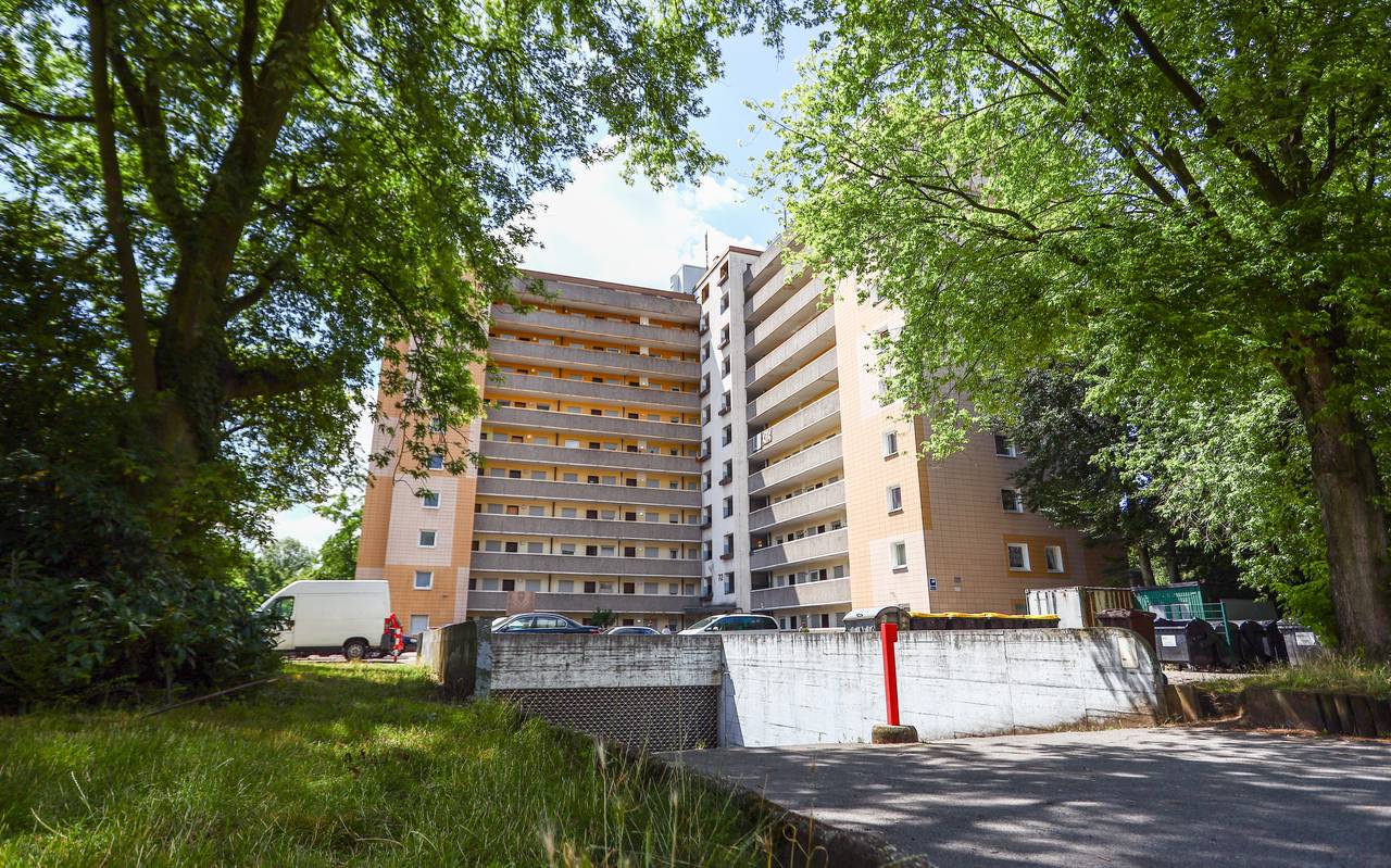 Das Problem-Hochhaus an der Steinstraße 72 in Gladbeck