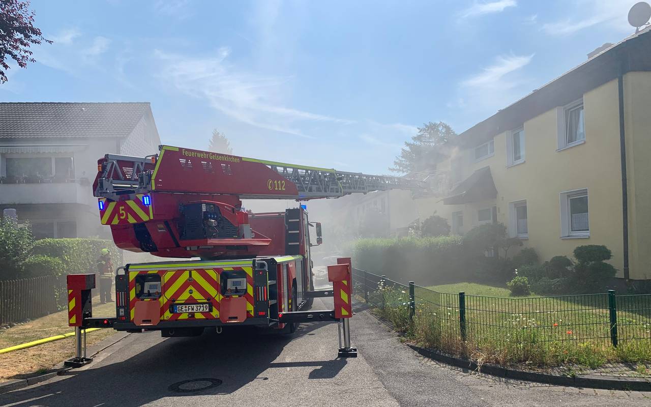Feuerwehr Küchenbrand Gelsenkirchen-Resse