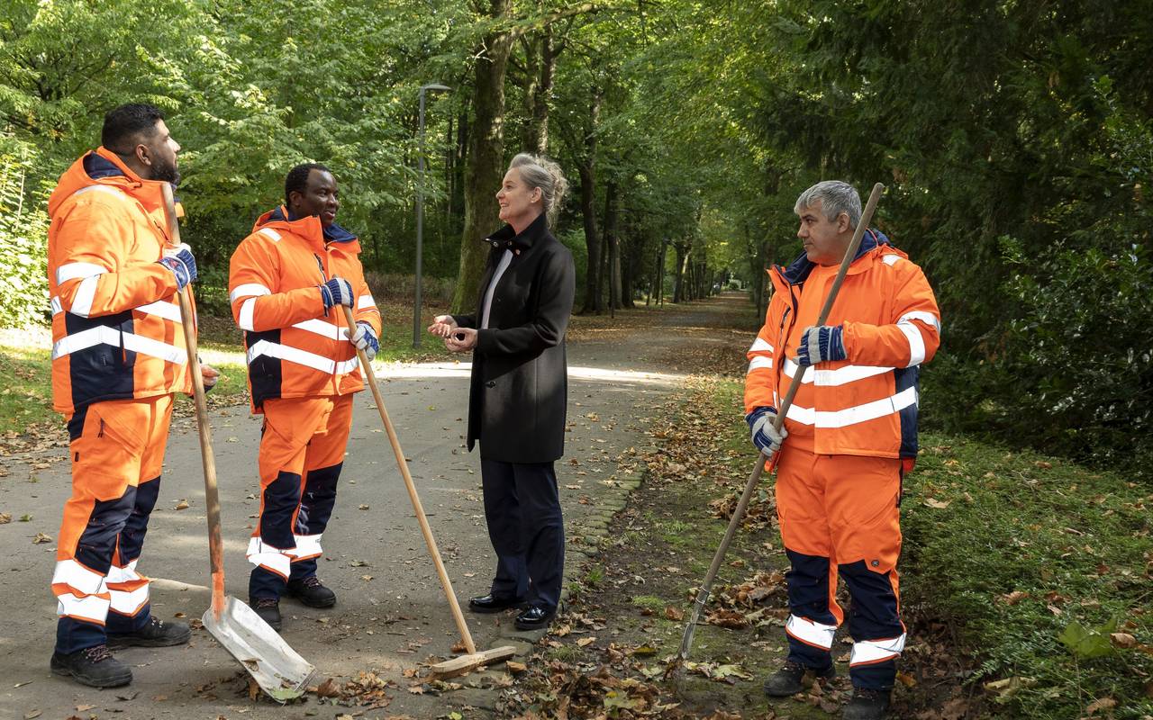 Geflüchtete bei den Gelsendiensten