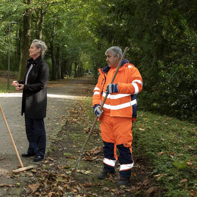 Geflüchtete bei den Gelsendiensten