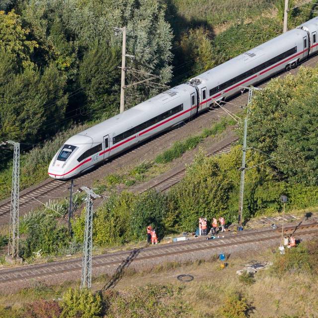 Mutmaßliche Brandstiftung an Bahnstrecke Hannover-Berlin