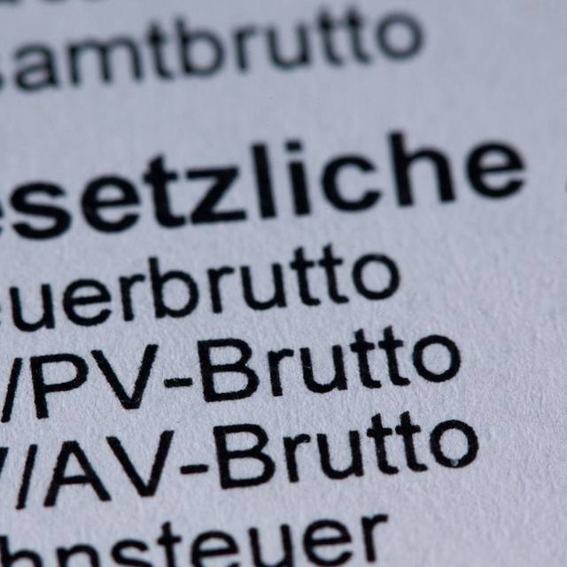 Abzug durch Sozialbeiträge