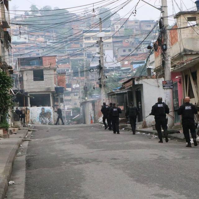 Polizeieinsatz in Favelas in Rio de Janeiro