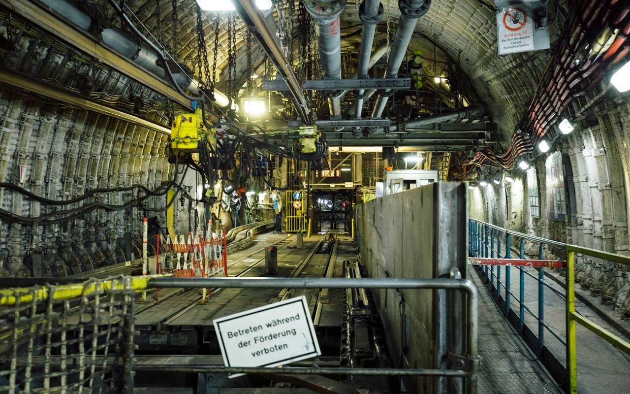 Unter Tage im Bergwerk