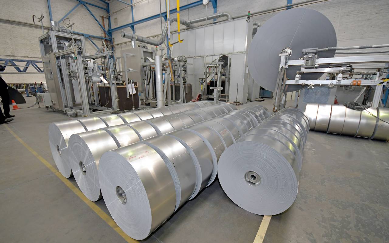 Bild aus der Produktion der Wärmetauscherfabrik Klingenburg Gladbeck