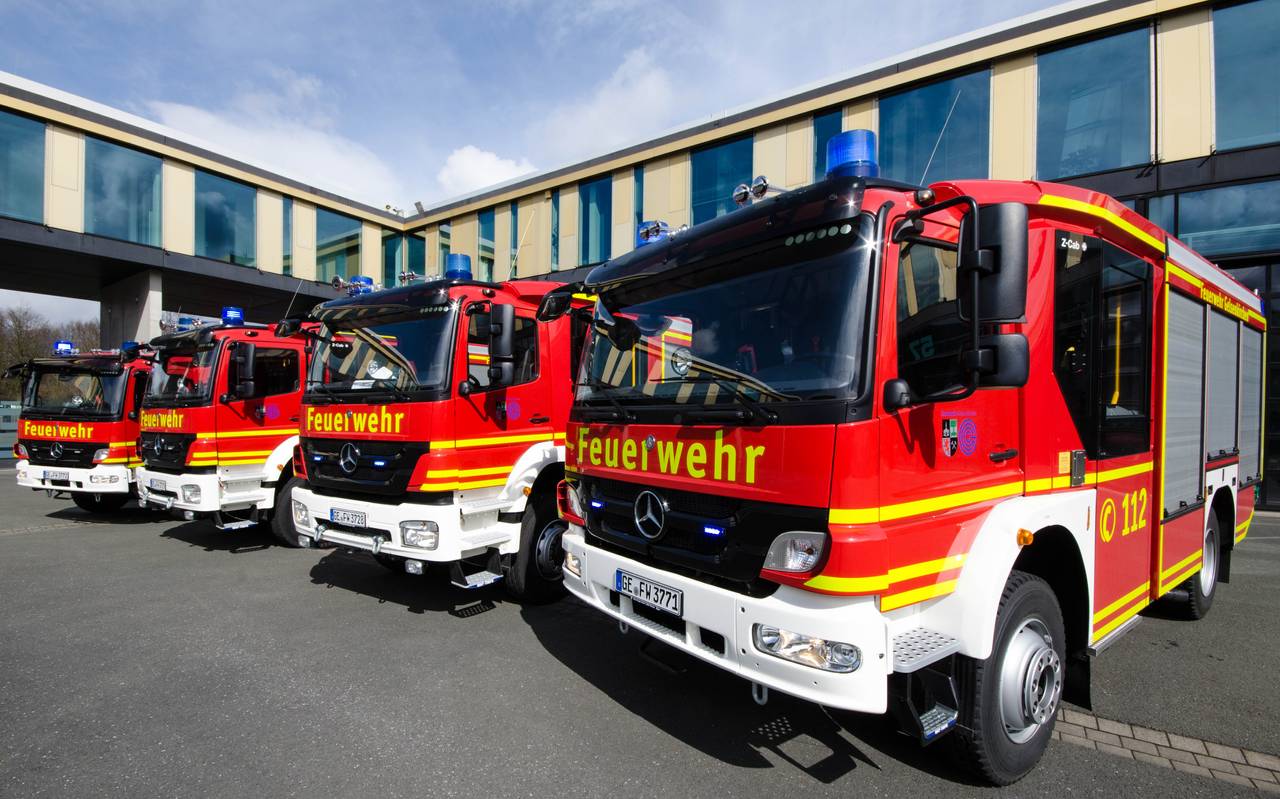 Die Feuerwehr Gelsenkirchen hat vier neue Hilfeleistungslöschfahrzeuge.