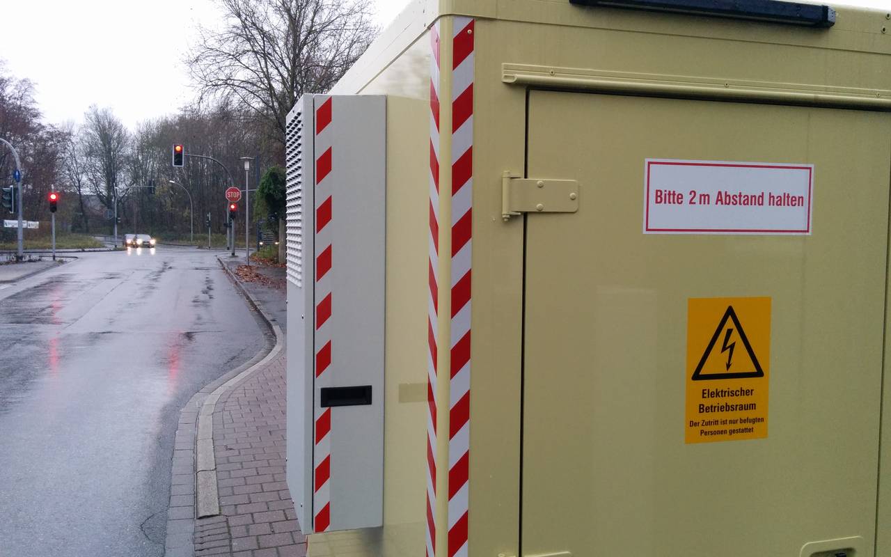 Messstation an der B224