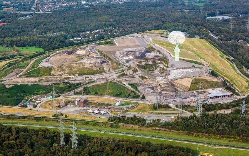 Zentrale Mülldeponie im Emscherbruch in Gelsenkirchen