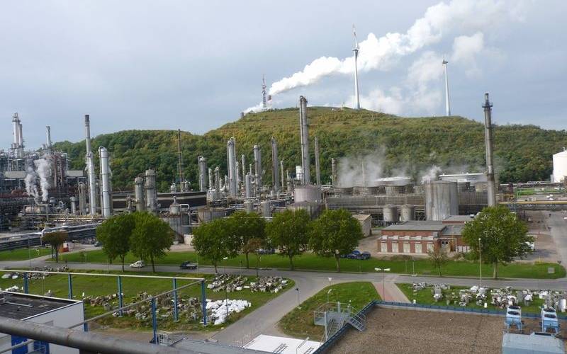 Das Ruhröl-Werk in Gelsenkirchen-Scholven