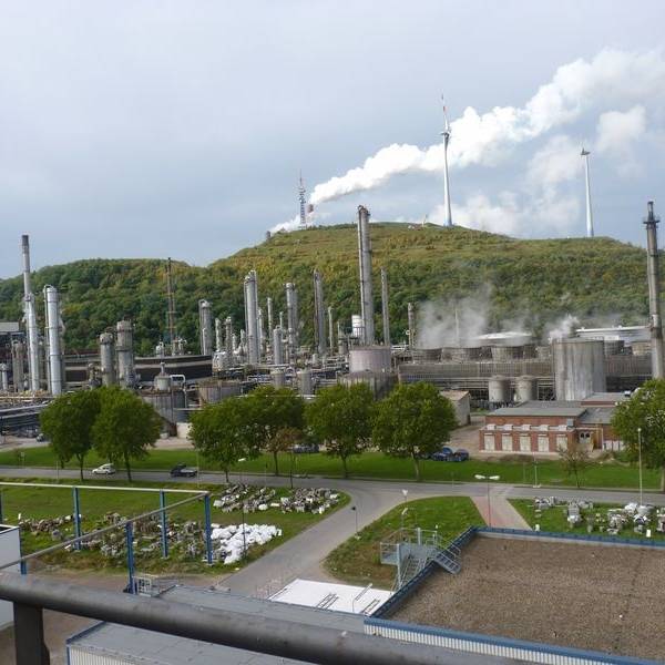 Das Ruhröl-Werk in Gelsenkirchen-Scholven