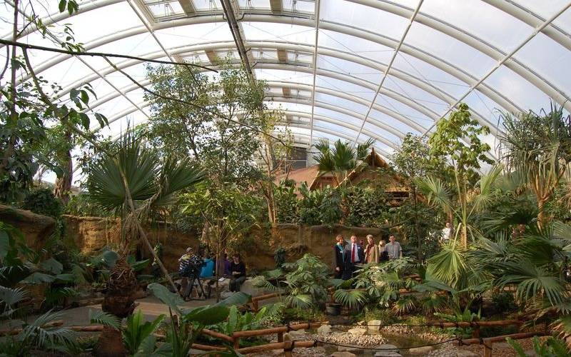 Die rund 4.500 Quadratmeter große Tropenhalle ist das neue Highlight in der Zoom Erlebniswelt in Gelsenkirchen-Bismarck.