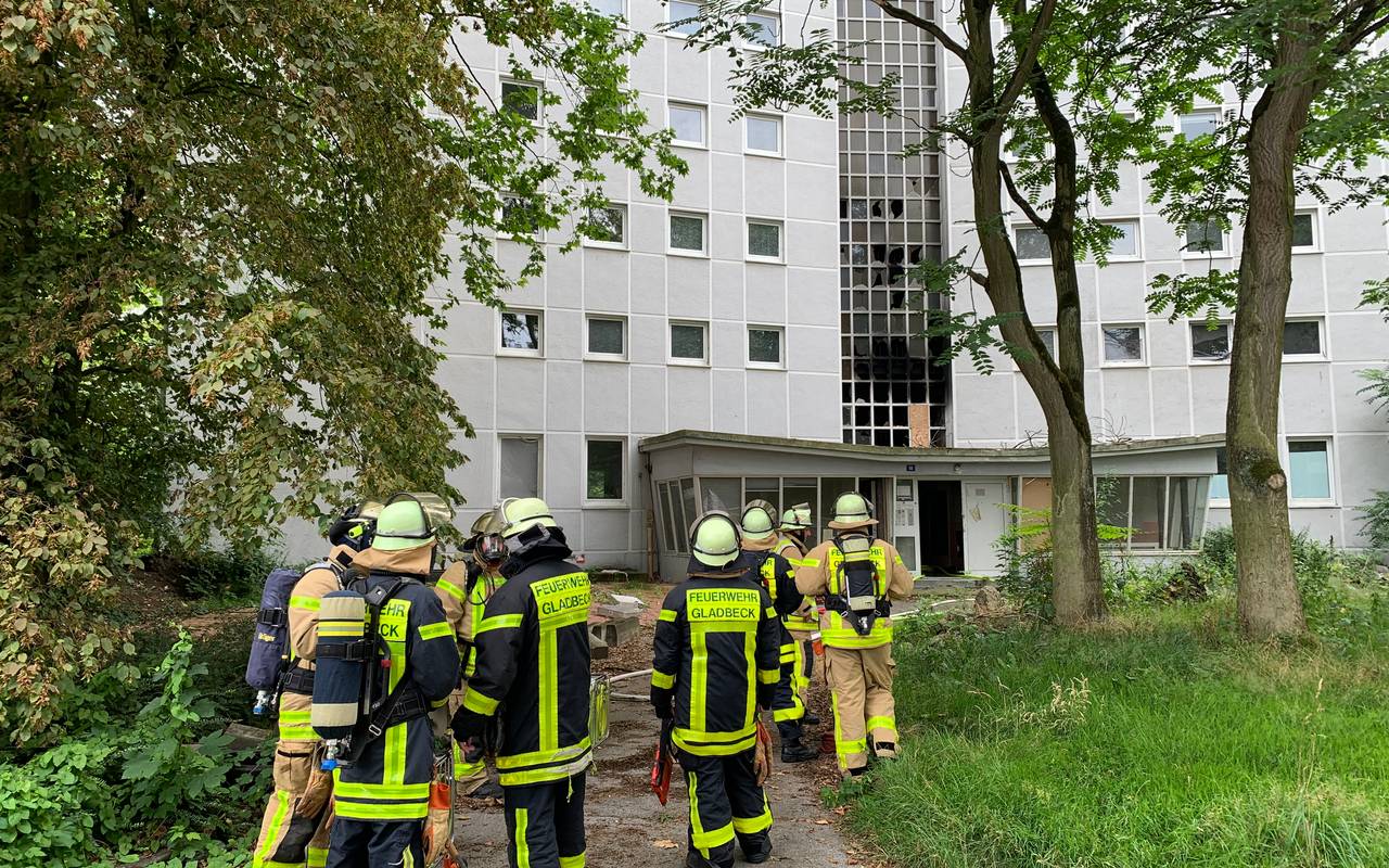 Hochhausbrand Gladbeck