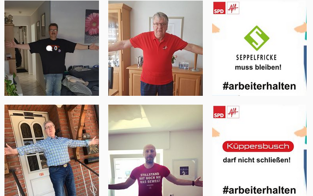 Erste Bilder der Online-Menschenkette