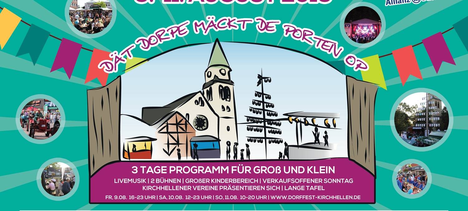 Plakat zum Kirchhellener Dorffest