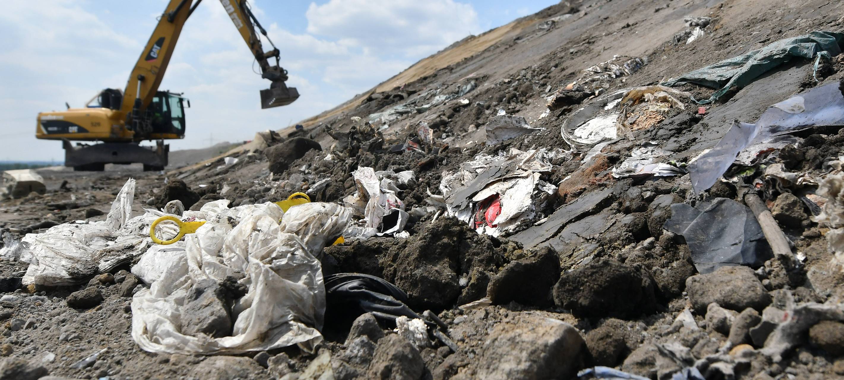 Die Mülldeponie in Gelsenkirchen