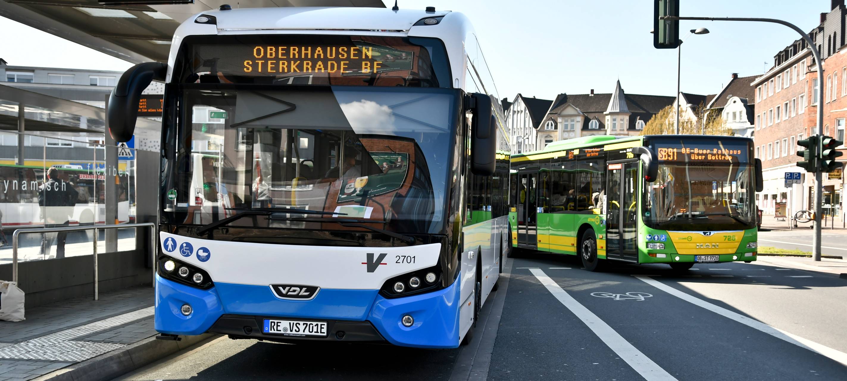 Elektrobus in Bottrop