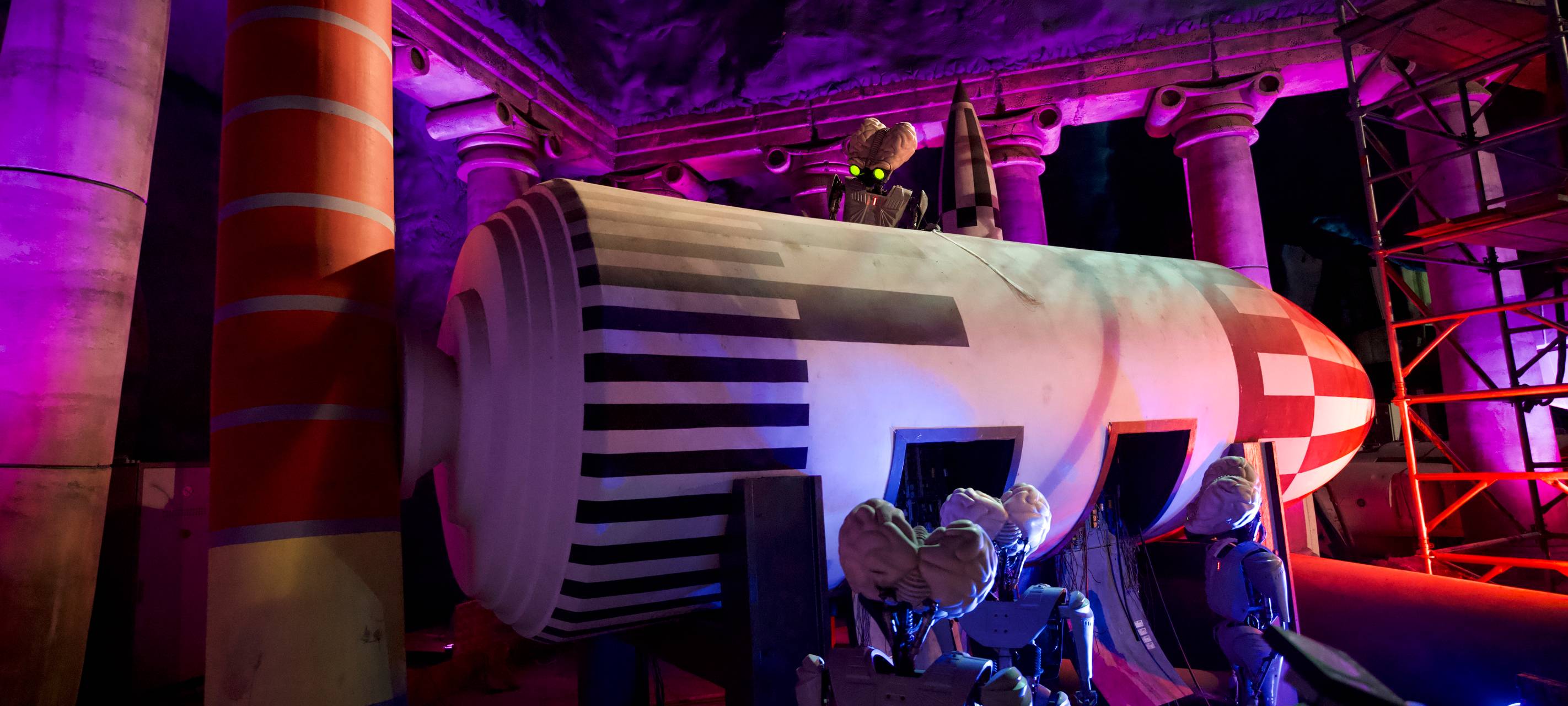 Erster Eindruck der umgebauten Movie Park-Attraktion "Area 51"