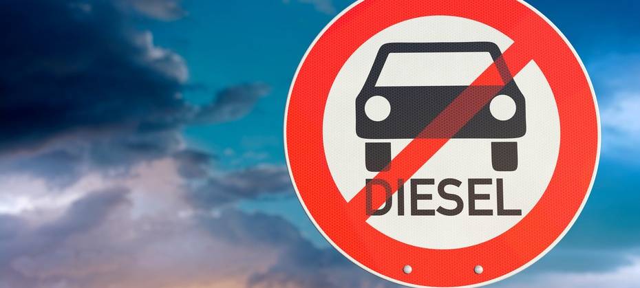 Schild Diesel-Fahrverbot