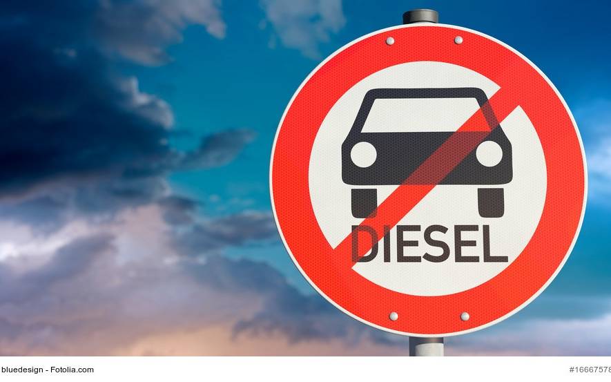 Schild Diesel-Fahrverbot