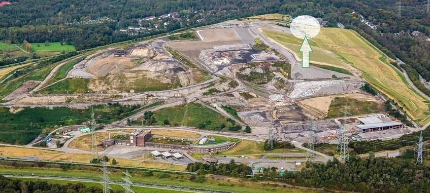 Mülldeponie im Emscherbruch Zentraldeponie