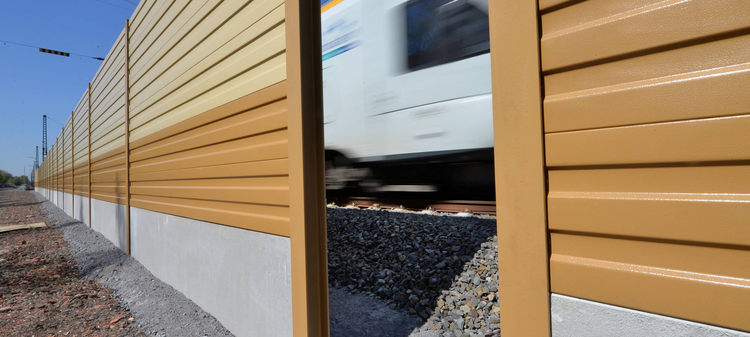 Lärmschutzwand Bahnstrecke