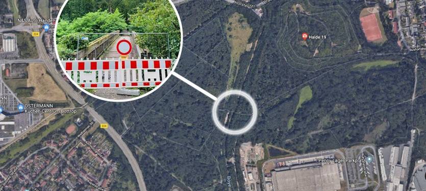 Wichtige Fußgängerbrücke auf der Halde 19 wird erstmal nicht ersetzt