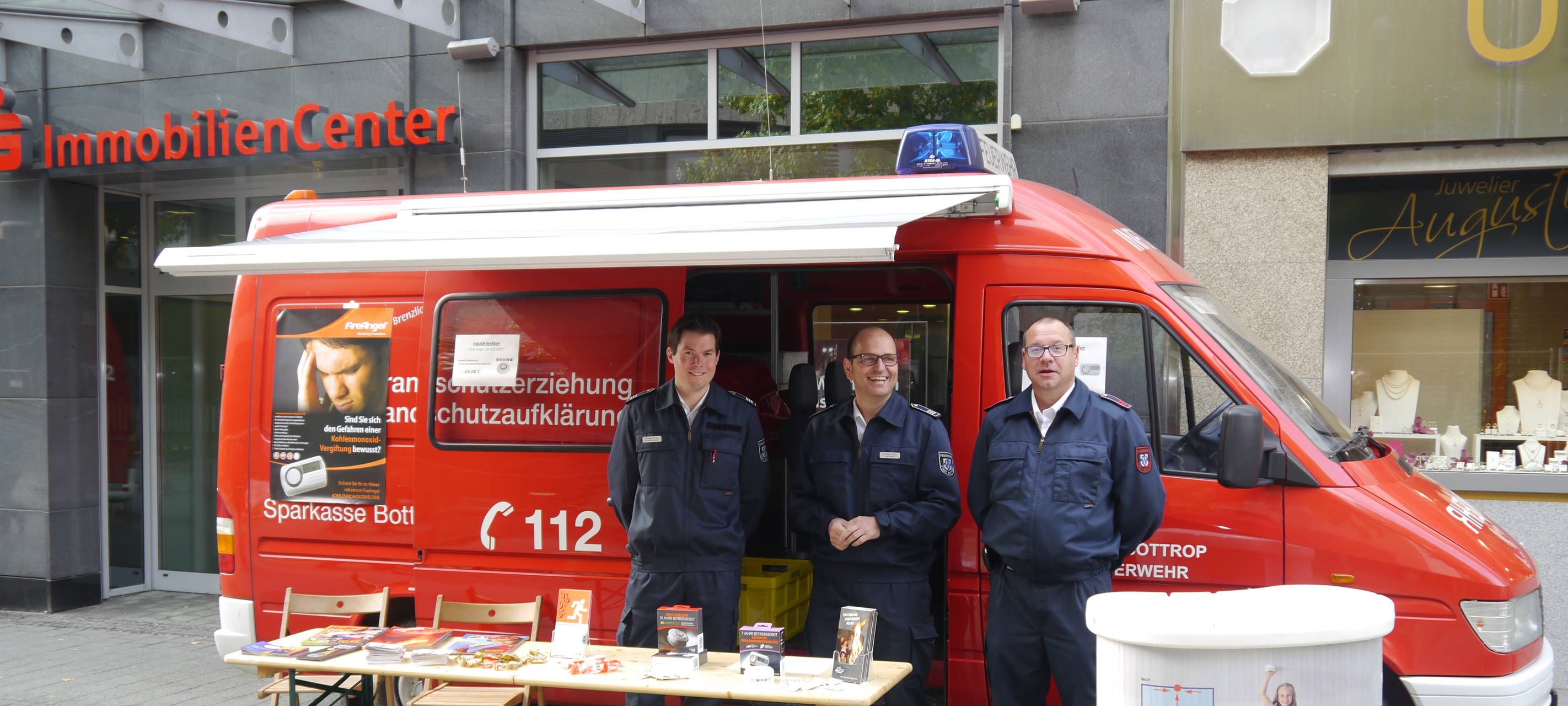 Infomobil zum Rauchmeldertag der Feuerwehr Bottrop