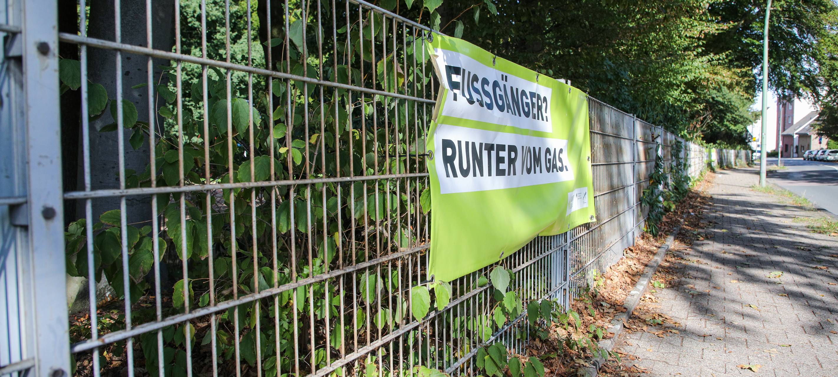 Beispiel wildes Plakatieren