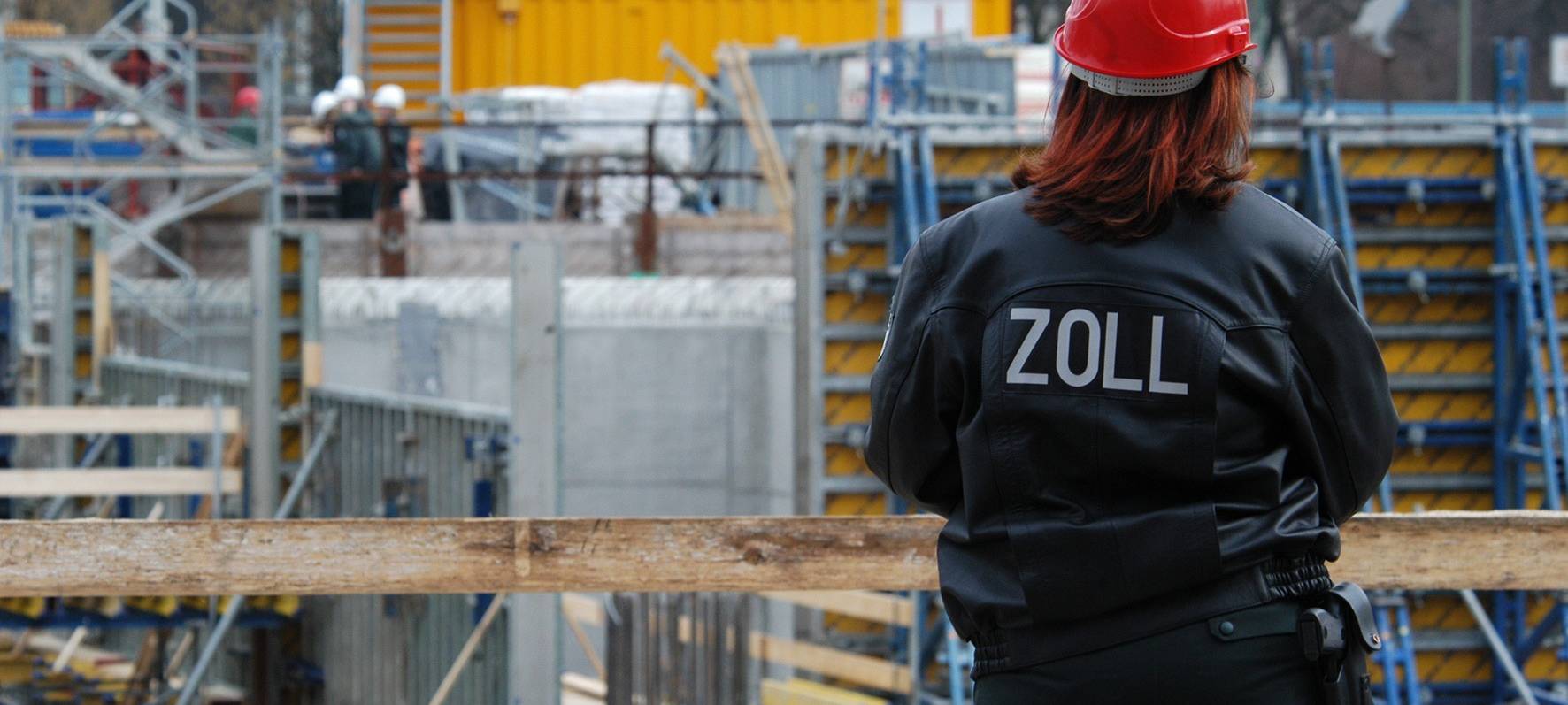 Zoll auf der Baustelle