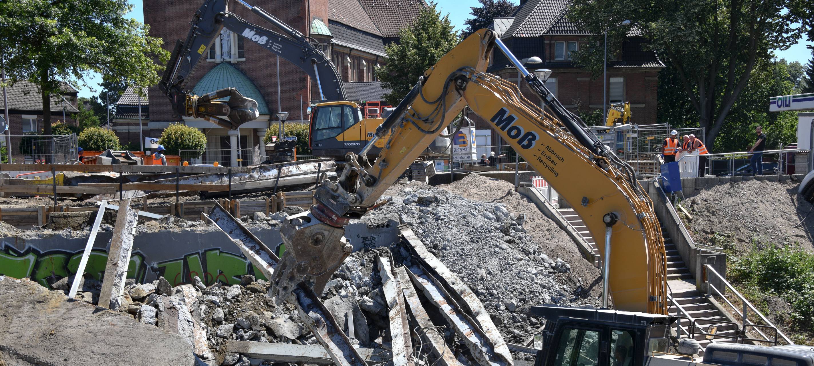 Abriss Brücke Gladbeck-Zweckel
