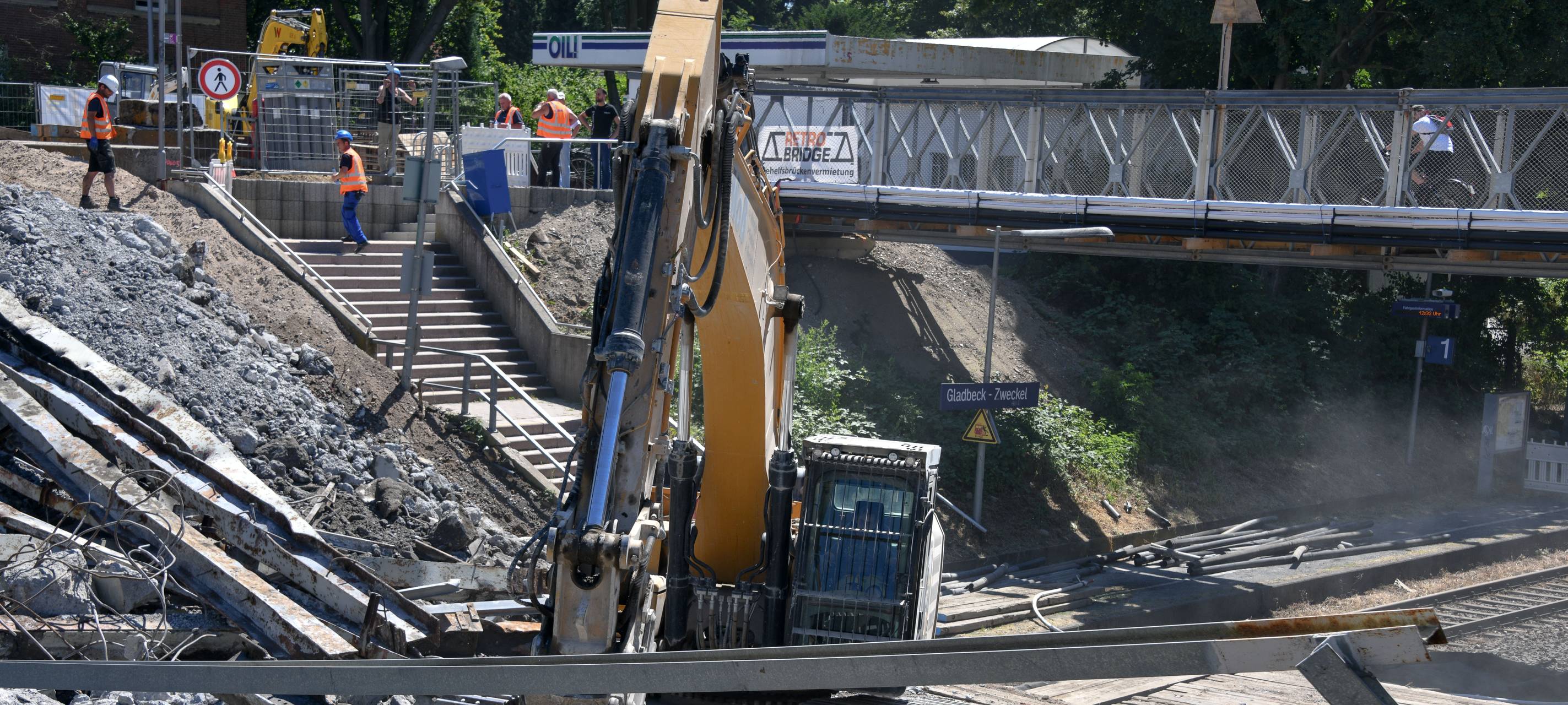 Brückenbaustelle Gladbeck-Zweckel