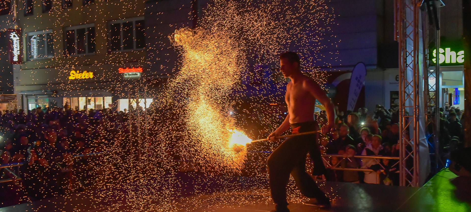 1000 Lichter Gelsenkirchen 2019 Feuershow