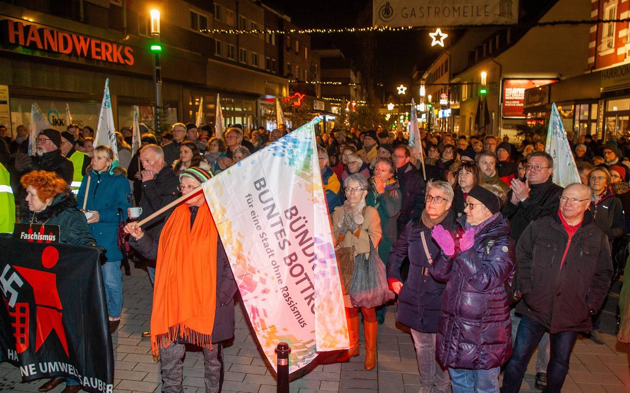 Kundgebung gegen AfD-Veranstaltung in Bottrop