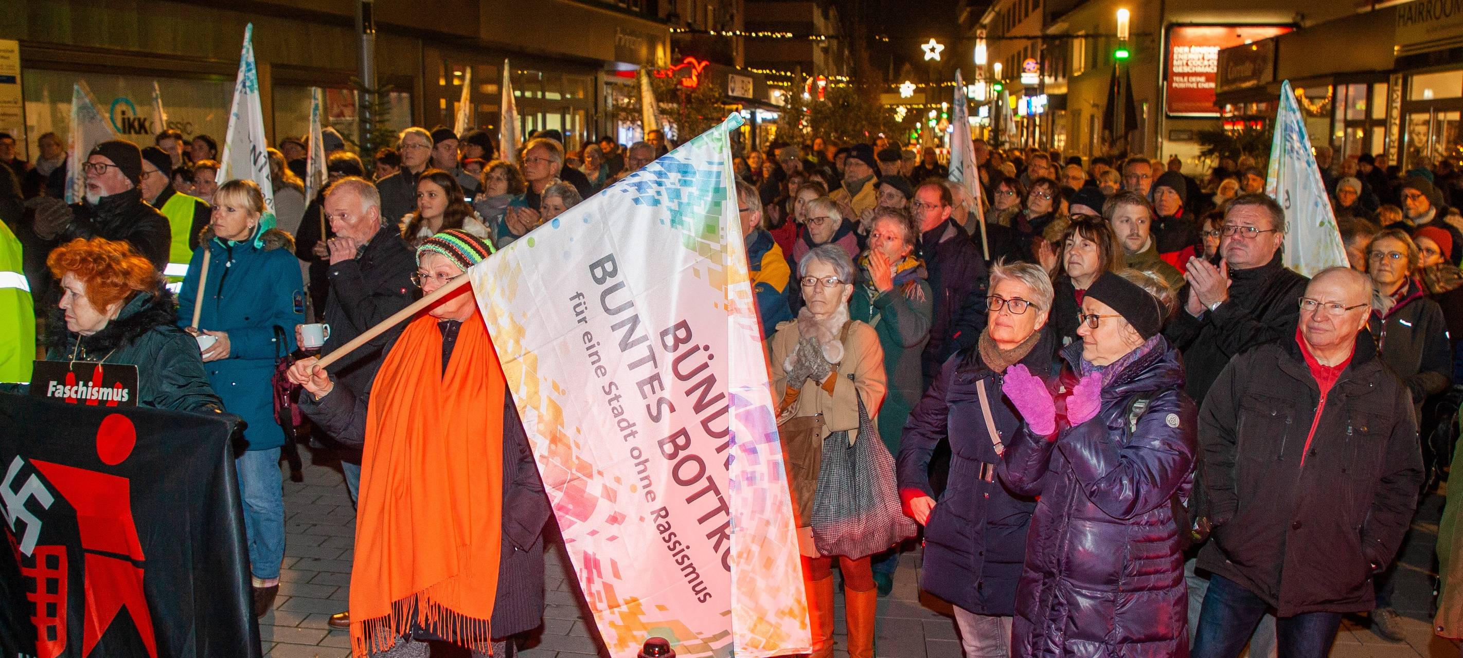 Kundgebung gegen AfD-Veranstaltung in Bottrop