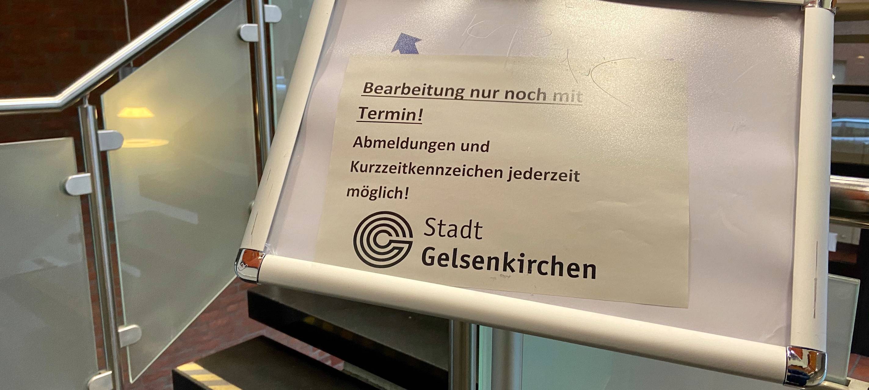 Ein Bild aus der Zulassungsstelle in Gelsenkirchen