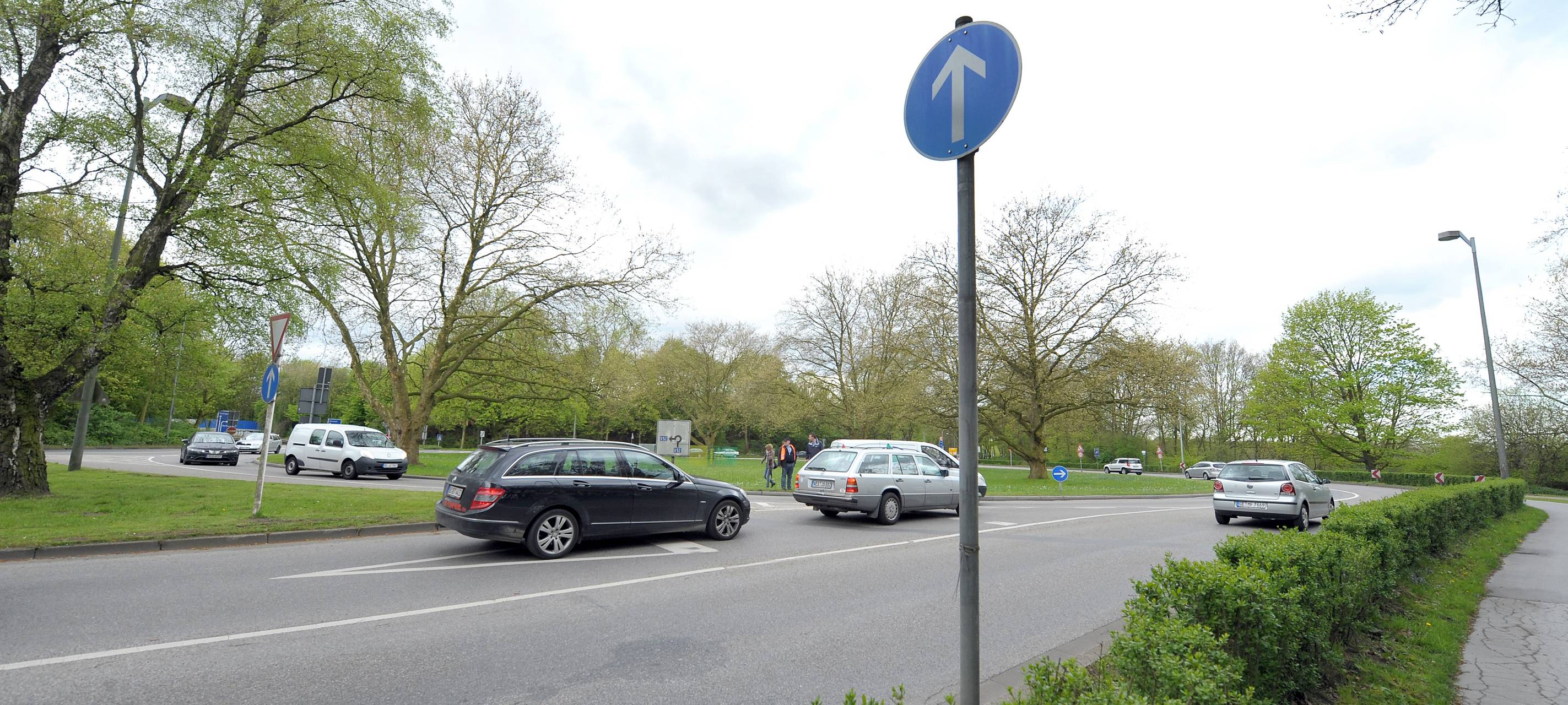 Kreisverkehr A2 Emil-Zimmermann-Allee Gelsenkirchen-Buer