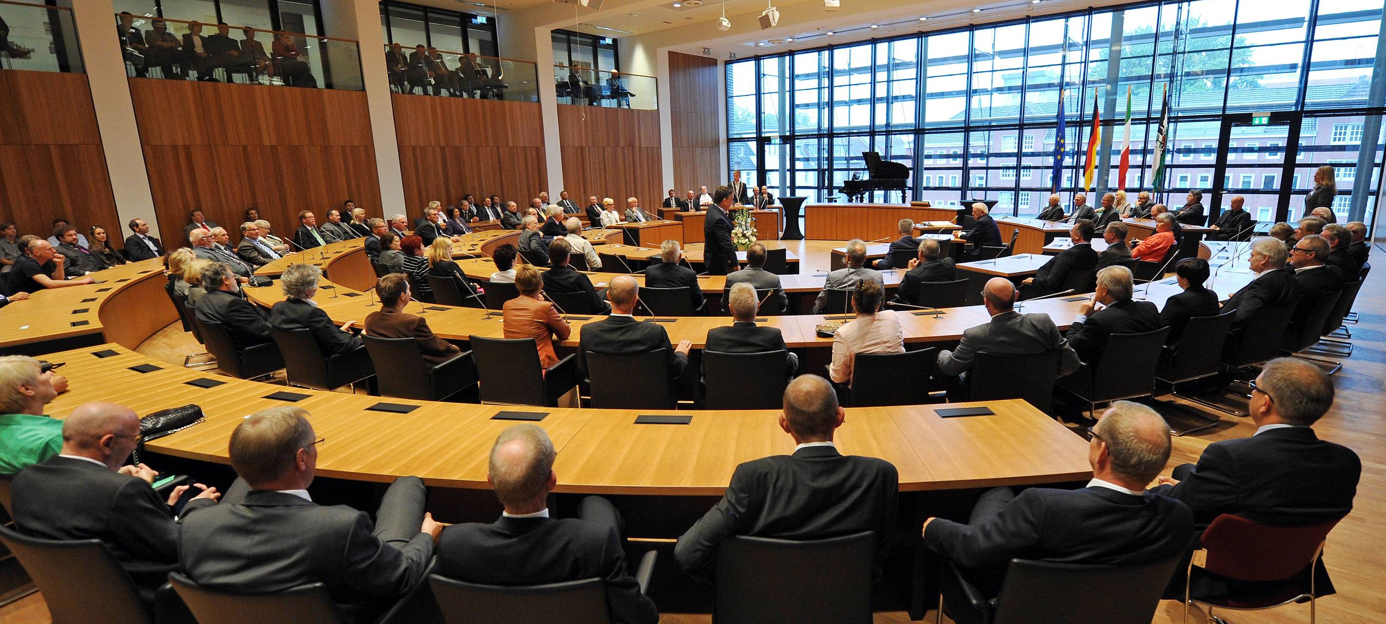 Der Ratssaal im Gelsenkirchener Hans-Sachs-Haus
