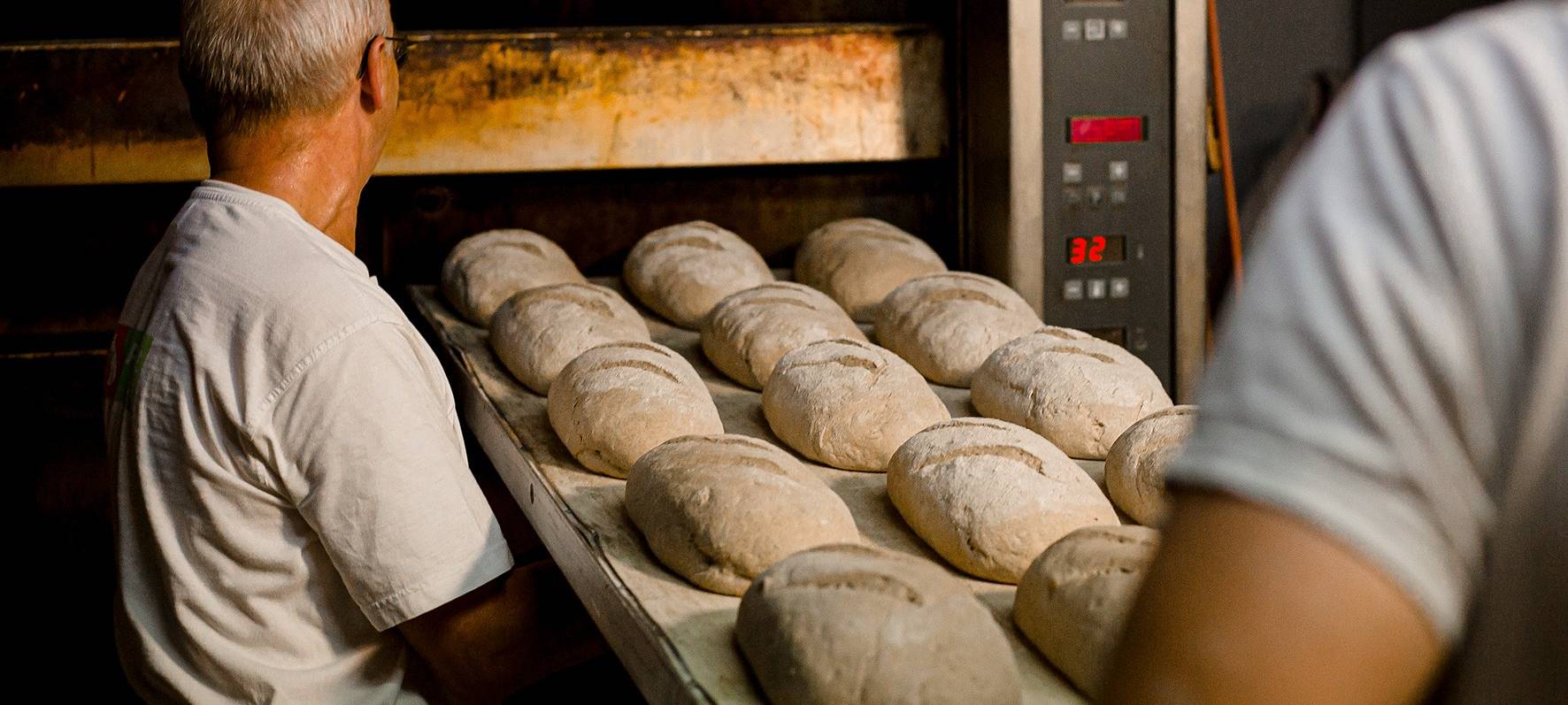 Arbeit in der Bäckerei
